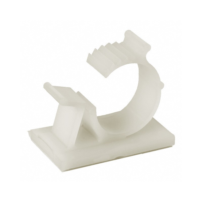 1 pcs : AKKL-4756A-RT - CBL CLIP C-TYPE NATURAL ADHESIVE