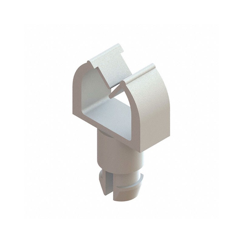 1 pcs : MWSELF-2-4.1-19 - CBL CLIP WIRE SADDLE NAT PUSH IN