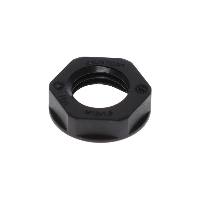 1 pcs : NTPA-M12B - FIPLOCK, LOCKNUT, M12X1.5, BLACK