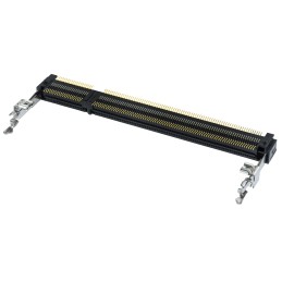 120 pcs - TE Connectivity 0.6mm Pitch 200 Way, Right Angle SMT Mount DDR2 DIMM Socket ,1.8 V