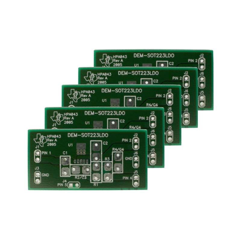 1 pcs : DEM-SOT223LDO - DEMO MODULE FOR SOT-223 LDO'S