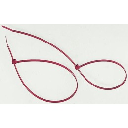 1 Bag of 100 - HellermannTyton Cable Tie, Inside Serrated, 100mm x 2.5 mm, Grey Polyamide 6.6 (PA66), Pk-100