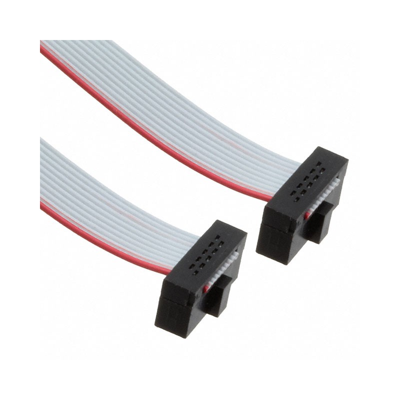 1 pcs : MIKROE-1766 - FLAT CBL IDC10 1.27MM CONNECTOR