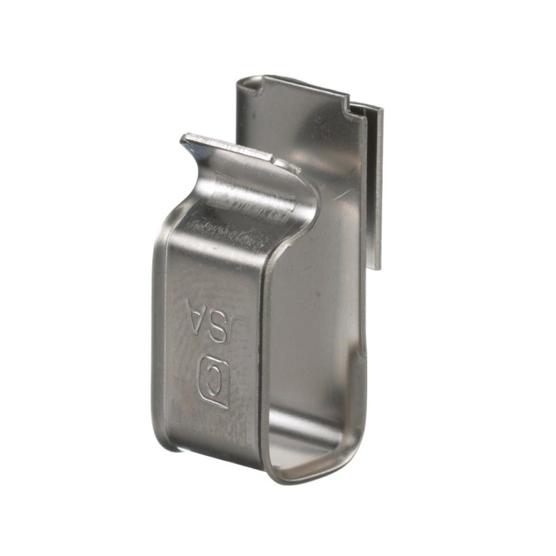 1 pcs : MEC100-90-2PV-C - METAL EDGE CLIP, 1 TO 2 PV WIRES