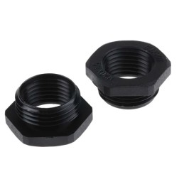 1 Bag of 25 - RS PRO Cable Gland Adaptor, M20 Exterior Thread, M16 Interior Thread, Nylon 66