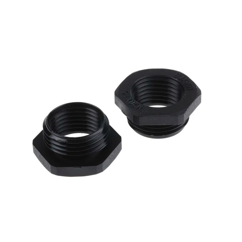 1 Bag of 25 - RS PRO Cable Gland Adaptor, M20 Exterior Thread, M16 Interior Thread, Nylon 66