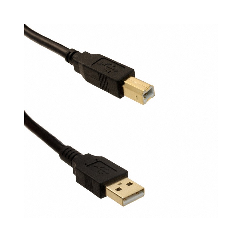 1 pcs : 3021025-16 - CBL USB2.0 A PLUG TO B PLUG 16'