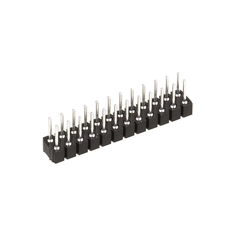 5 pcs - Preci-Dip Straight Surface Mount Pin Header, 20 Contact(s), 2.54mm Pitch, 2 Row(s), Unshrouded