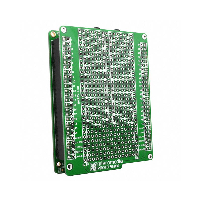 1 pcs : MIKROE-767 - MIKROMEDIA PROTO SHIELD