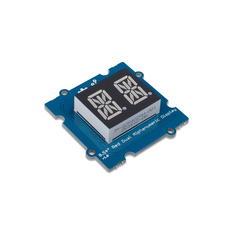1 pcs : 104020132 - GROVE - 0.54' RED DUAL ALPHANUME