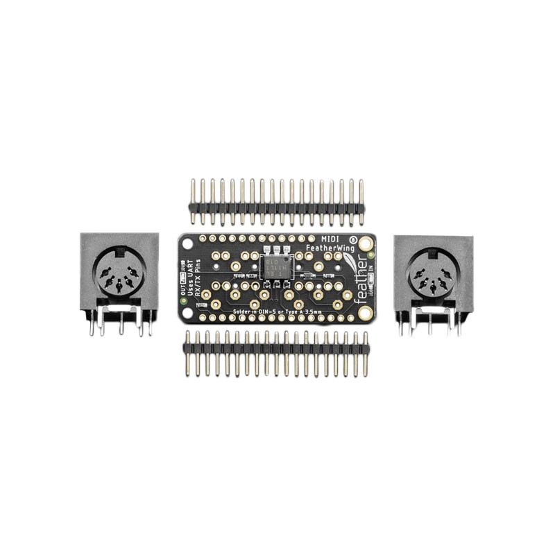 1 pcs : 4740 - ADAFRUIT MIDI FEATHERWING KIT