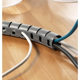 1 Box of 2 M - HellermannTyton Spiral Wrap, I.D 25mm, 27mm Polypropylene Helawrap Series