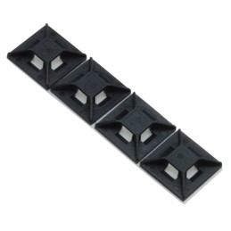 4 pcs : ABM1M-AT-M0 - CABLE TIE HLDR QUAD ADH 4QTY4