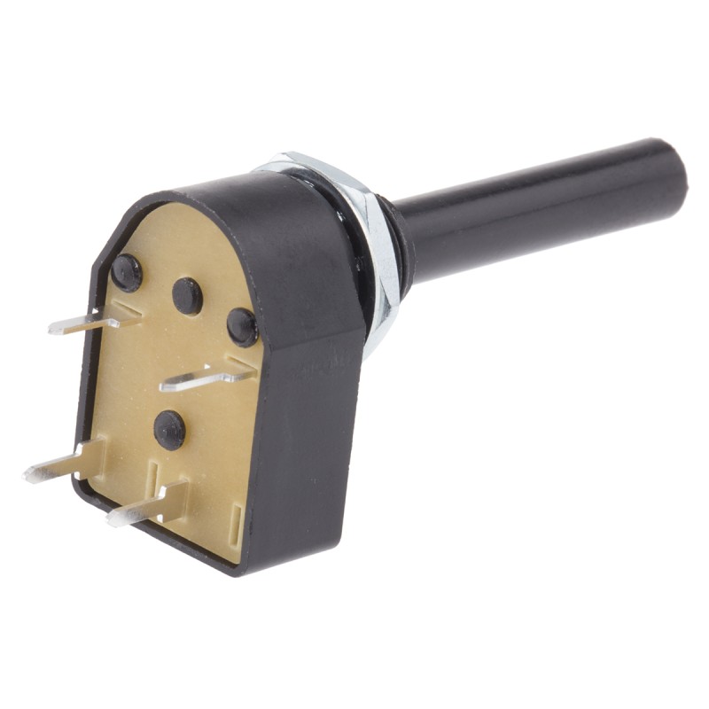 5 pcs - Lorlin DPST Rotary Switch, 4 A @ 250 V ac, Through Hole