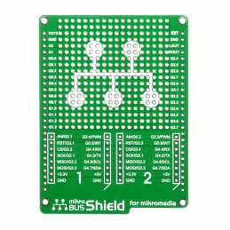 1 pcs : MIKROE-1154 - BOARD MIKROBUS SHIELD MIKROMEDIA