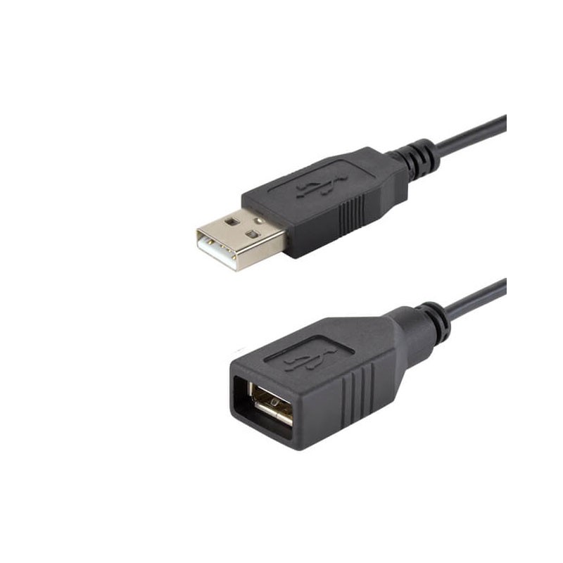 1 pcs : CBLT-UA-UJ2-1 - CBL USB2.0 A RCPT TO A PLG 3.28'