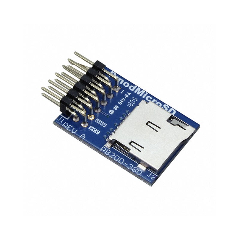 1 pcs : 410-380 - PMOD MICROSD: MICRO SD CARD SLOT
