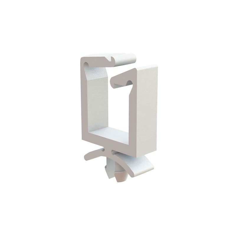 1 pcs : LWS-1-01 - CBL CLIP WIRE SADDLE PUSH IN