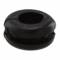 1 pcs : GRO025121A - GROMMET 0.156' PVC BLACK