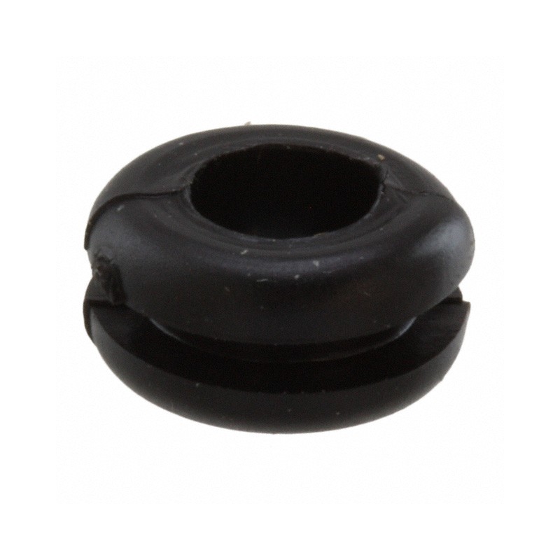 1 pcs : GRO025121A - GROMMET 0.156' PVC BLACK