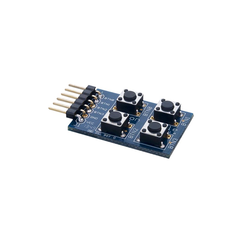 1 pcs : 410-077 - PMODBTN PUSHBUTTON SWITCH MODULE