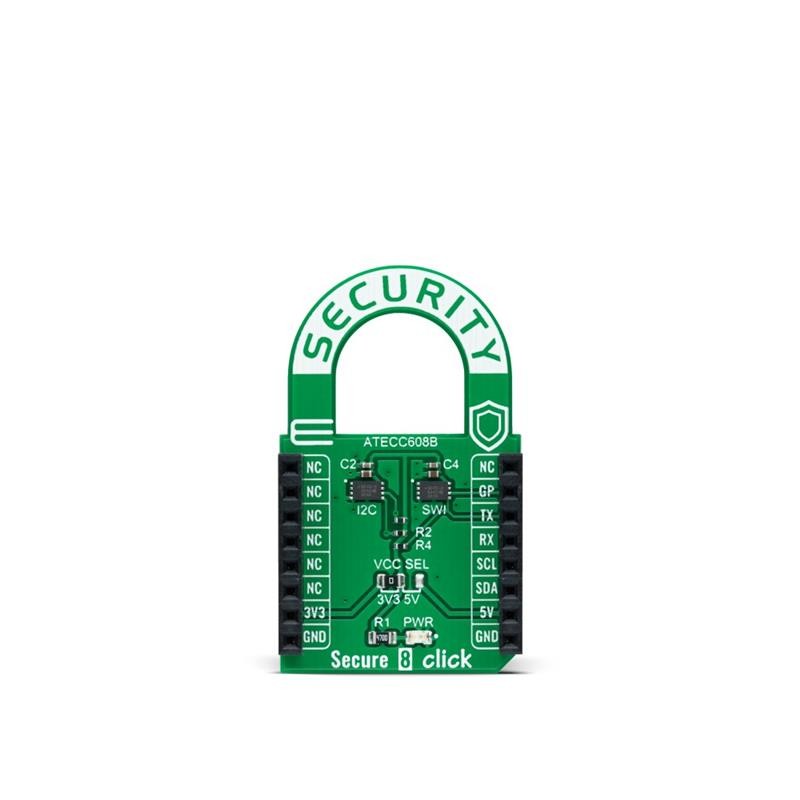 1 pcs : MIKROE-5154 - SECURE 8 CLICK