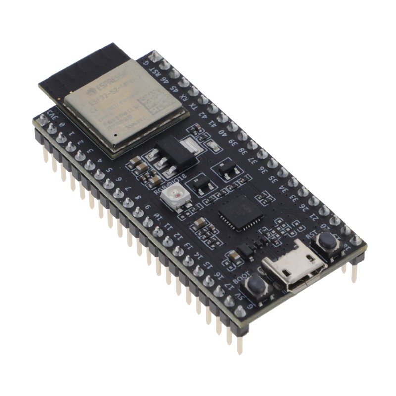 1 pcs : ESP32-S2-DEVKITM-1-N4R2 - ESP32-S2 GENERAL-PURPOSE DEVELOP