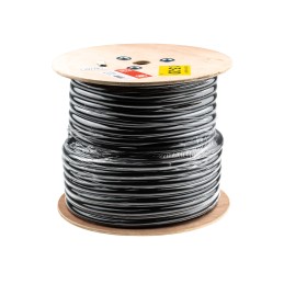1 Reel of 50 M - RS PRO 3 Core Power Cable, 4 mm², 50m, Black CPE Sheath, 35 A, 450 V, 750 V