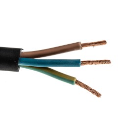 1 Reel of 50 M - RS PRO 3 Core Power Cable, 4 mm², 50m, Black CPE Sheath, 35 A, 450 V, 750 V