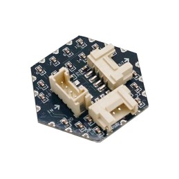 1 pcs : A045 - HEX RGB LED BOARD SK6812