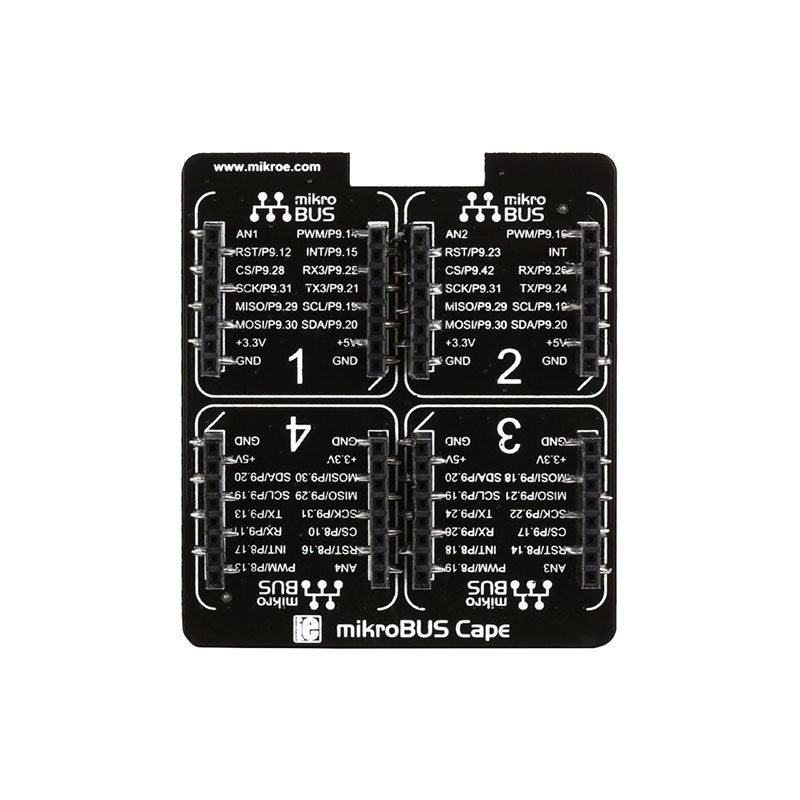 1 pcs : MIKROE-1857 - EXTENSION BOARD FOR BEAGLEBONE