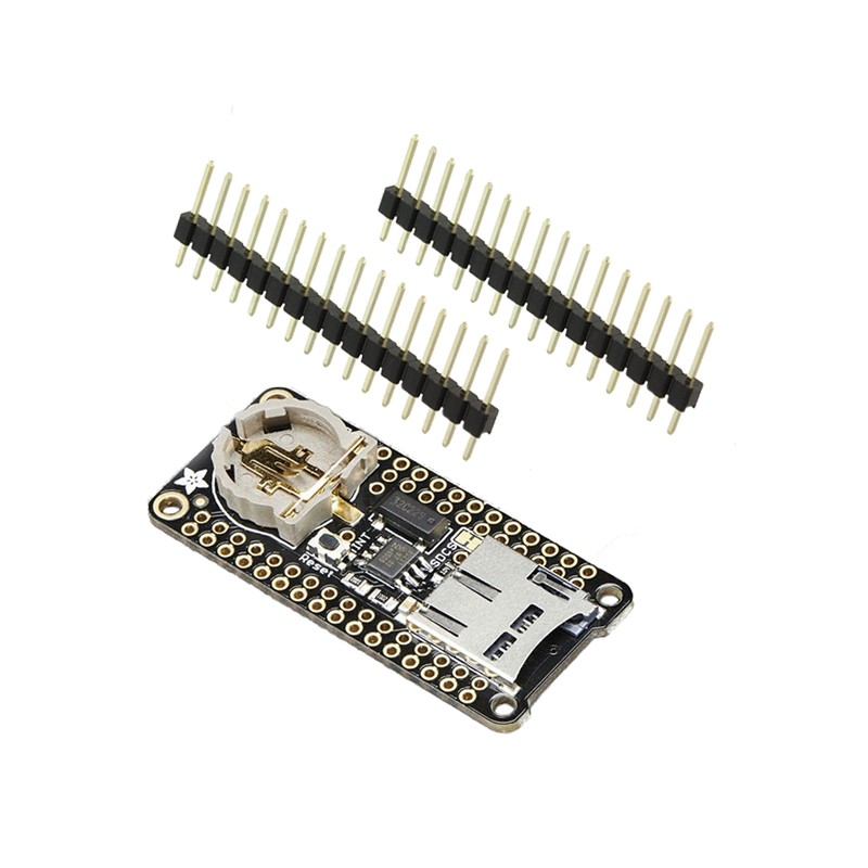 1 pcs : 2922 - ADALOGGER FEATHERWING - RTC + SD