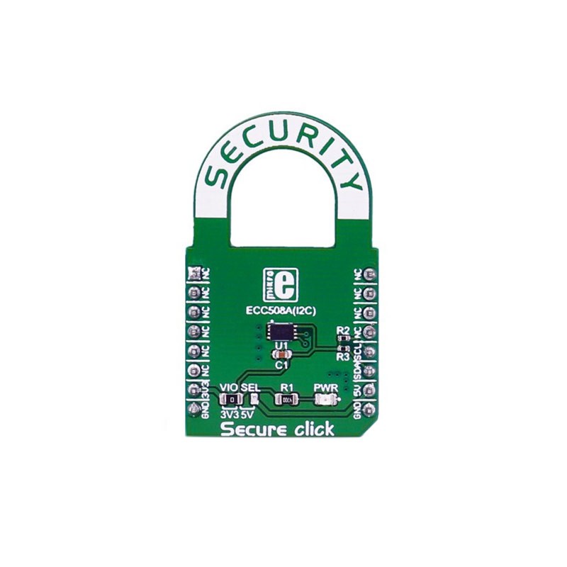 1 pcs : MIKROE-2522 - SECURE CLICK