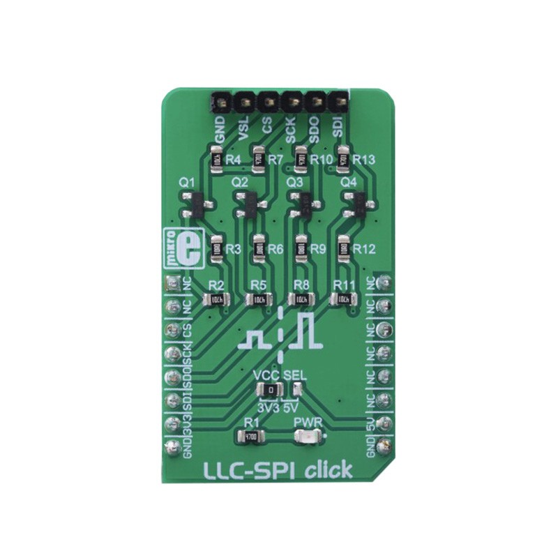 1 pcs : MIKROE-3298 - LLC-SPI CLICK
