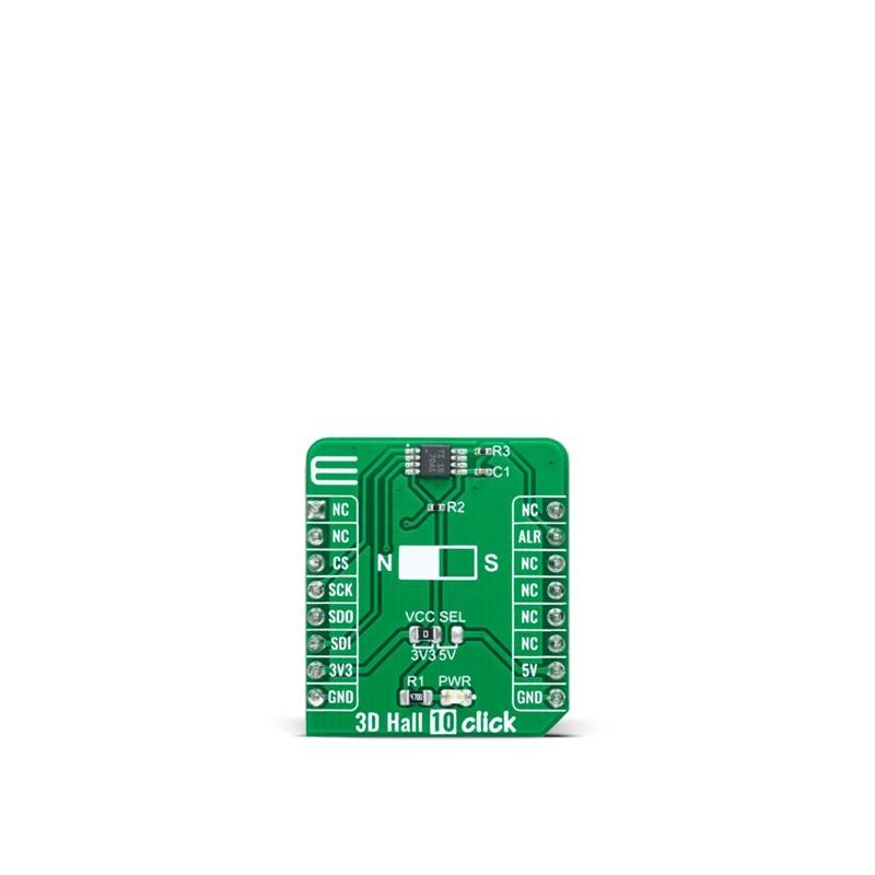 1 pcs : MIKROE-5125 - 3D HALL 10 CLICK