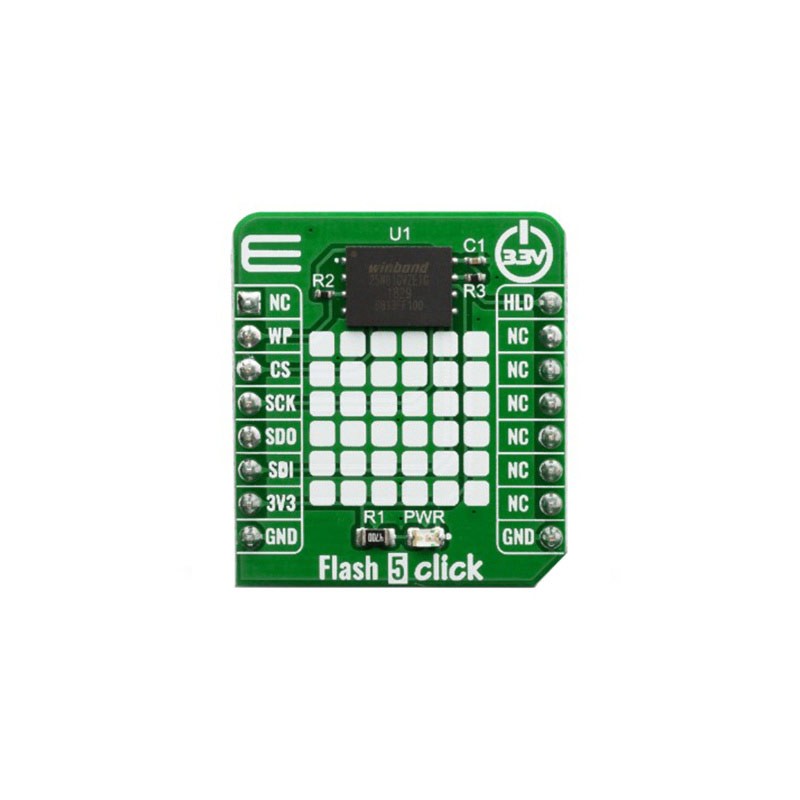 1 pcs : MIKROE-3780 - FLASH 5 CLICK