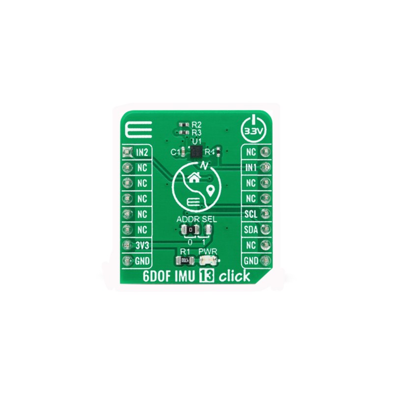 1 pcs : MIKROE-4228 - 6DOF IMU 13 CLICK