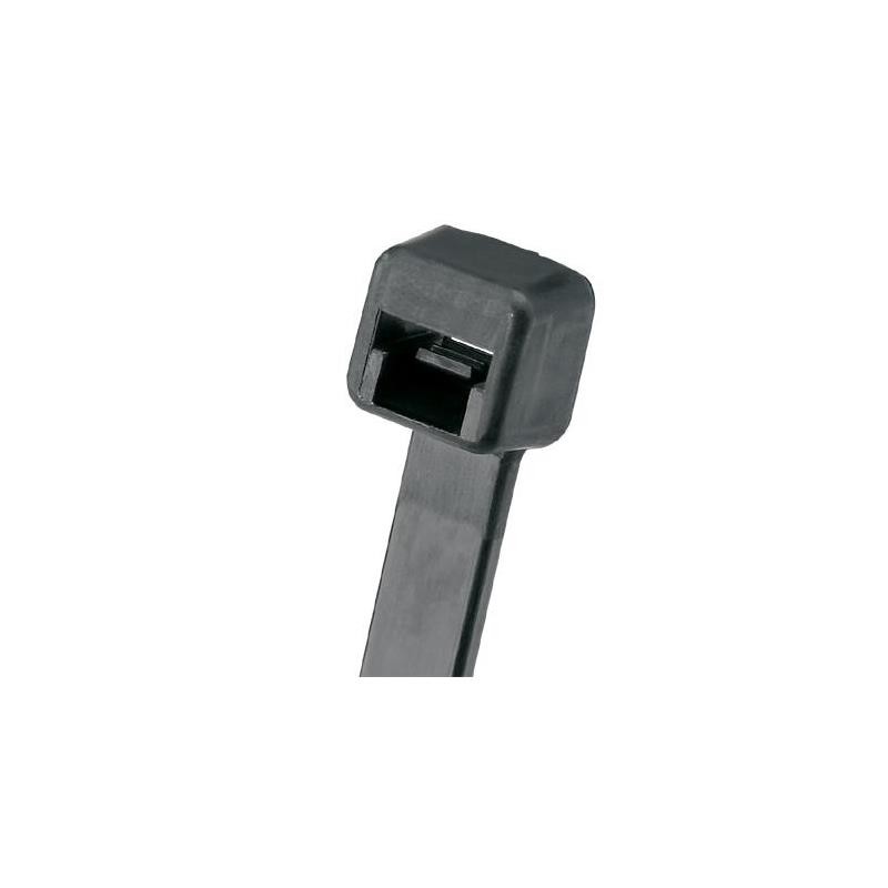 100 pcs : PLT1.5I-C6120 - CBL TIE LOCKING BLK 25LB 5.60'