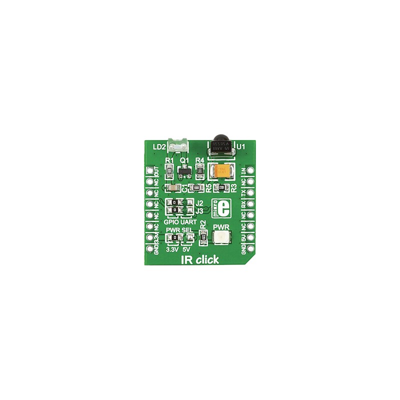 1 pcs : MIKROE-1377 - BOARD ADD-ON IR CLICK