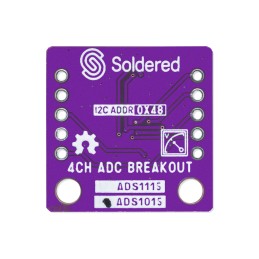 1 pcs : 333094 - ADC 12-BIT ADS1015 BREAKOUT