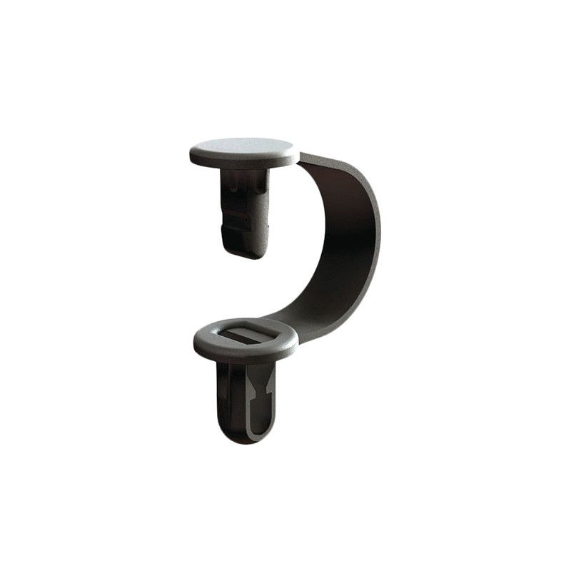 1 pcs : CH-2-10BK - CBL CLIP BENDABLE BLACK PUSH IN