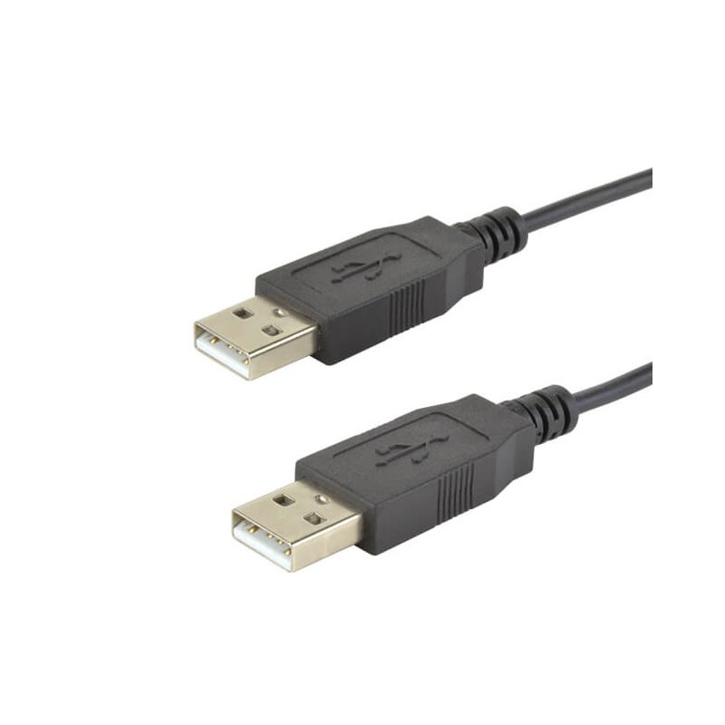 1 pcs : CBLT-UA-UA-1 - CBL USB2.0 A PLUG TO A PLG 3.28'
