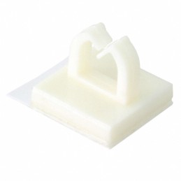 1 pcs : MWSEB-2-19A-RT - CBL CLIP WIRE SADDLE NATURAL ADH