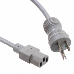 1 pcs : 233008-06 - CORD 18AWG NEMA5-15P-IEC320 8'