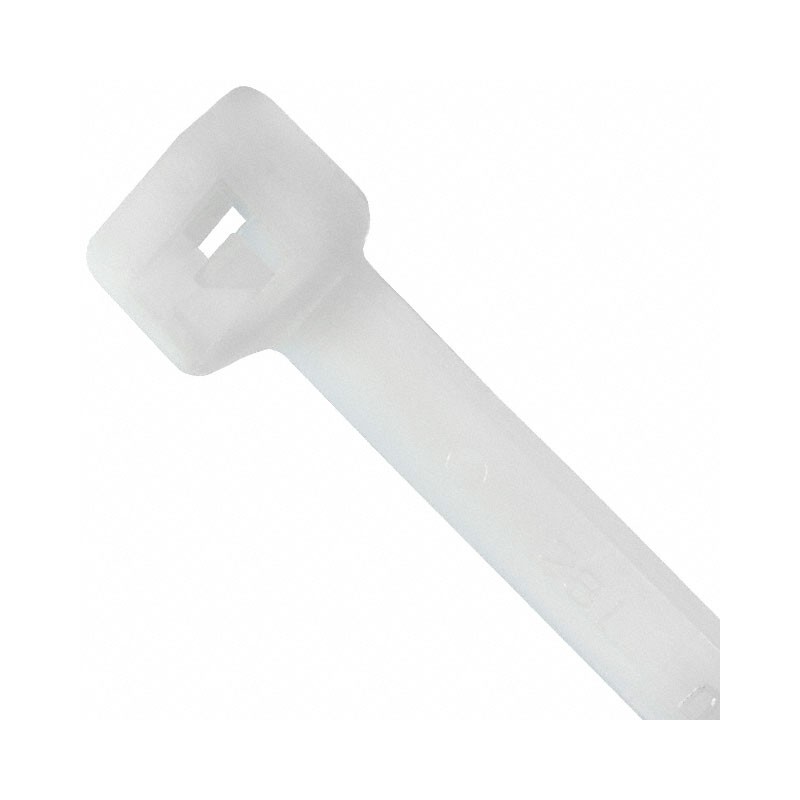 100 pcs : PLT1M-C10 - CBL TIE LOCKING WHITE 18LBS 3.9'