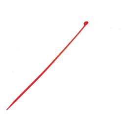 100 pcs : CT022K - CBL TIE LOCKING RED 50LBS 7.99'