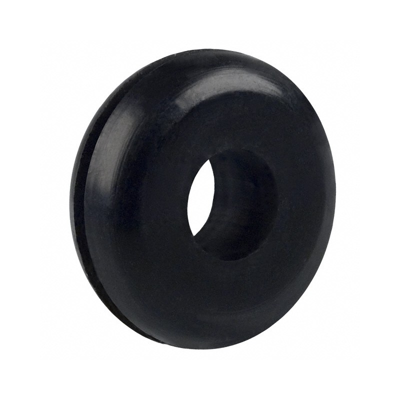 1 pcs : 741 - GROMMET 0.312' RUBBER BLACK