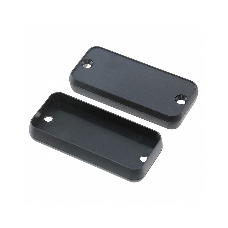 1 pcs : 1455CPLBK - ABS Bezel 2.249' L x 1.029' W x 0.354' H (57.12mm x 26.14mm x 8.99mm) Black