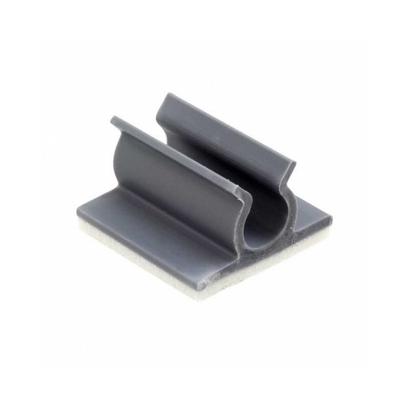 1 pcs : KKU-2-RT - CBL CLIP U-TYPE GRAY ADHESIVE