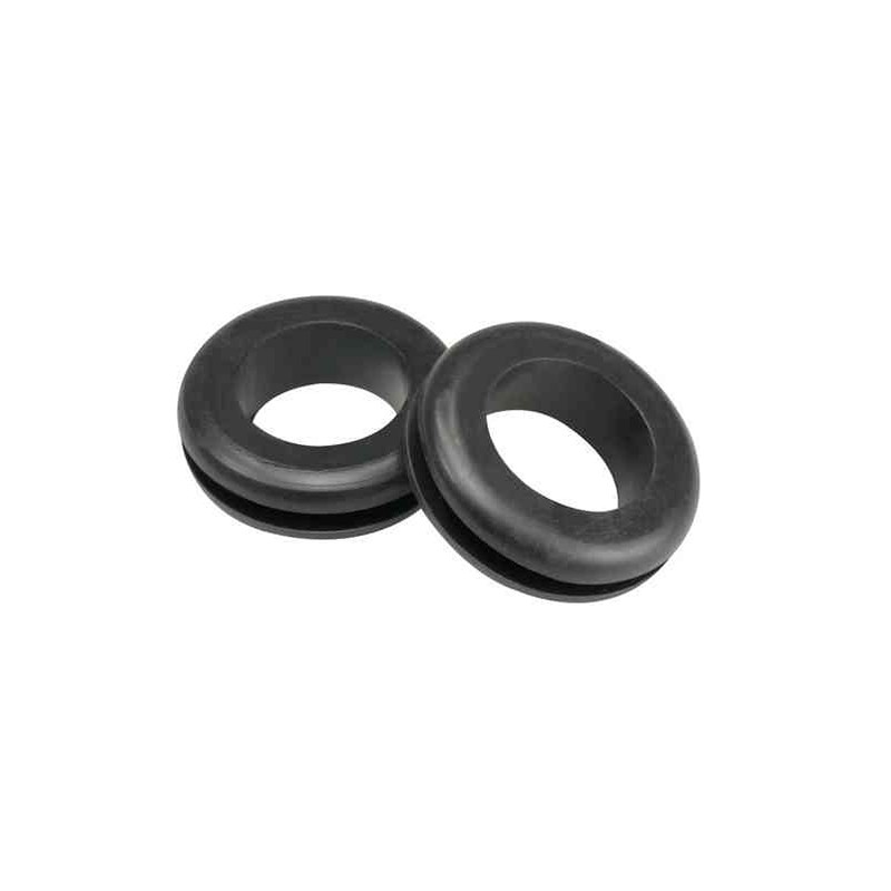 1 pcs : GRO031121A - GROMMET 0.125' PVC BLACK